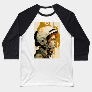 Astronaut Girl Baseball T-Shirt